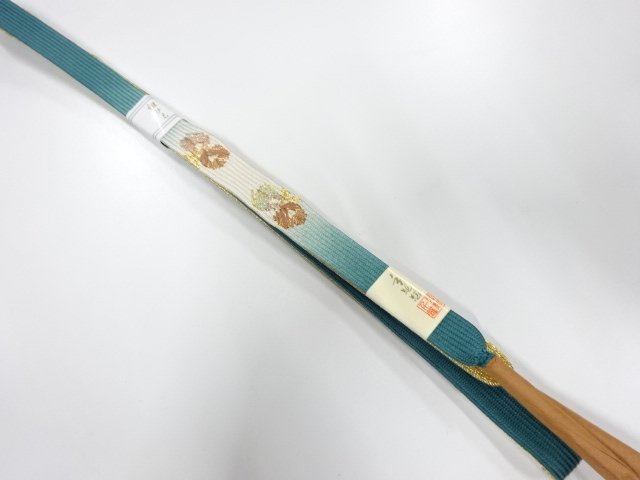 JAPANESE KIMONO / UNUSED KOREI HAND-TIED OBIJIME